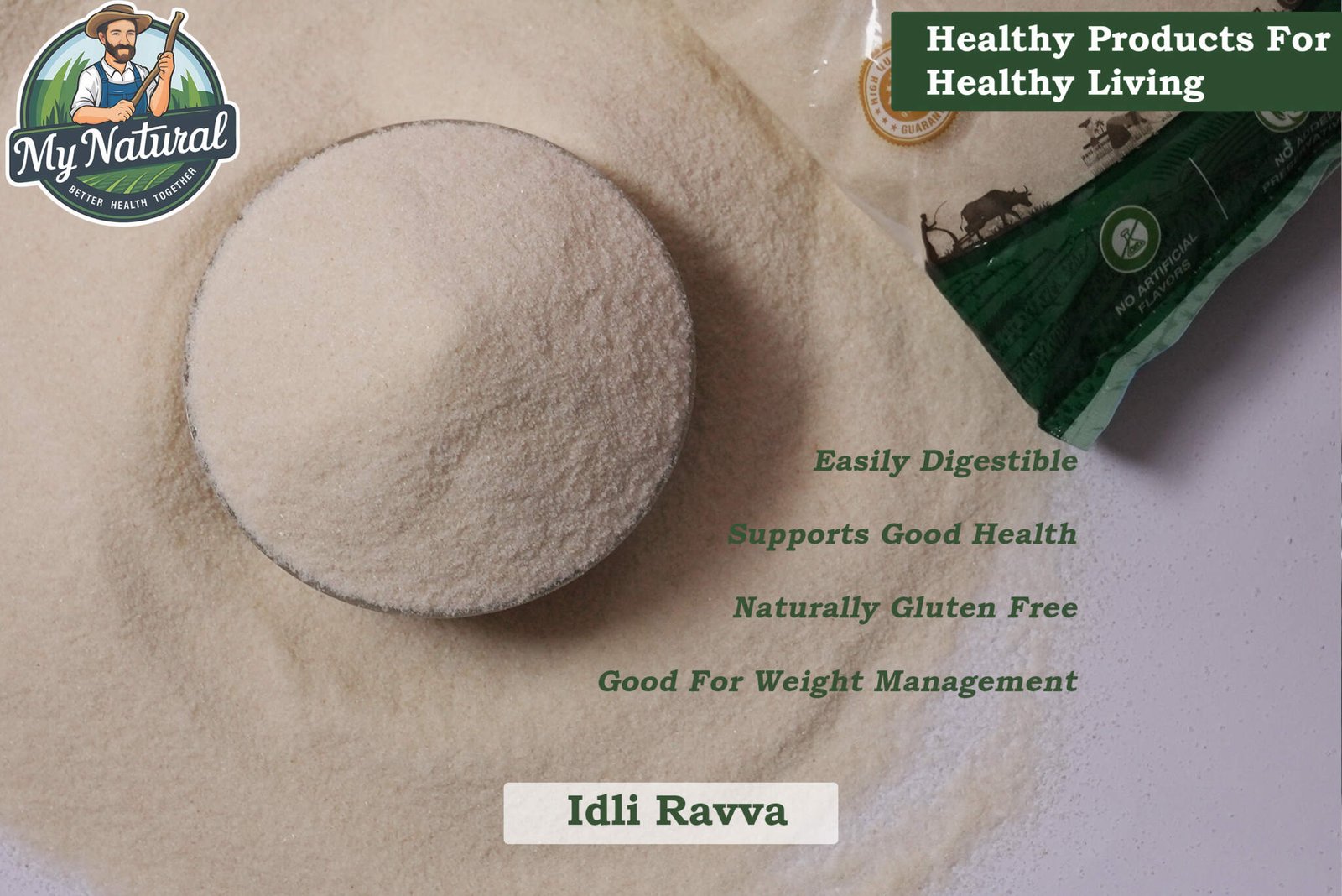 Idk Rava My Natural Idli Rava Online | Top 1 Soft, Fluffy Idli Rava