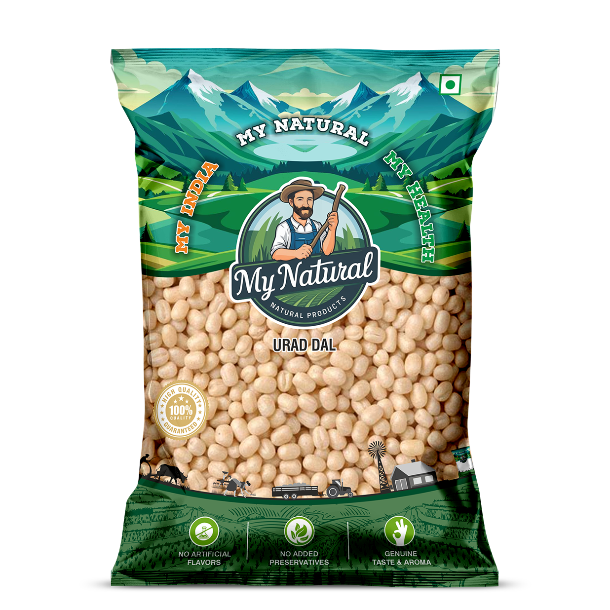 Urad Dal front